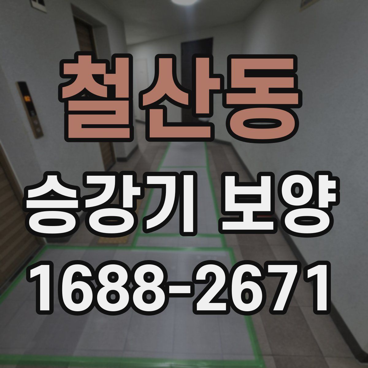 철산동 승강기 보양