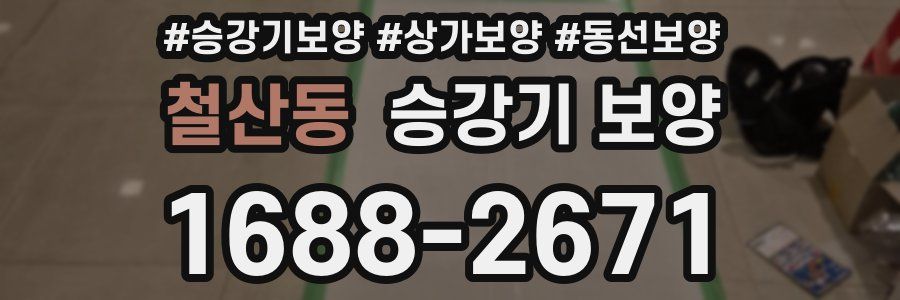 철산동 승강기 보양
