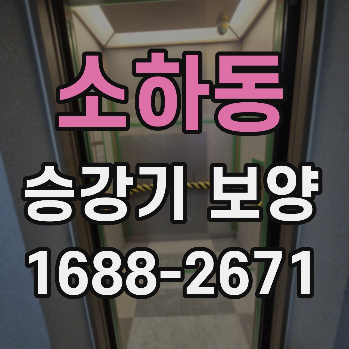 소하동 승강기 보양