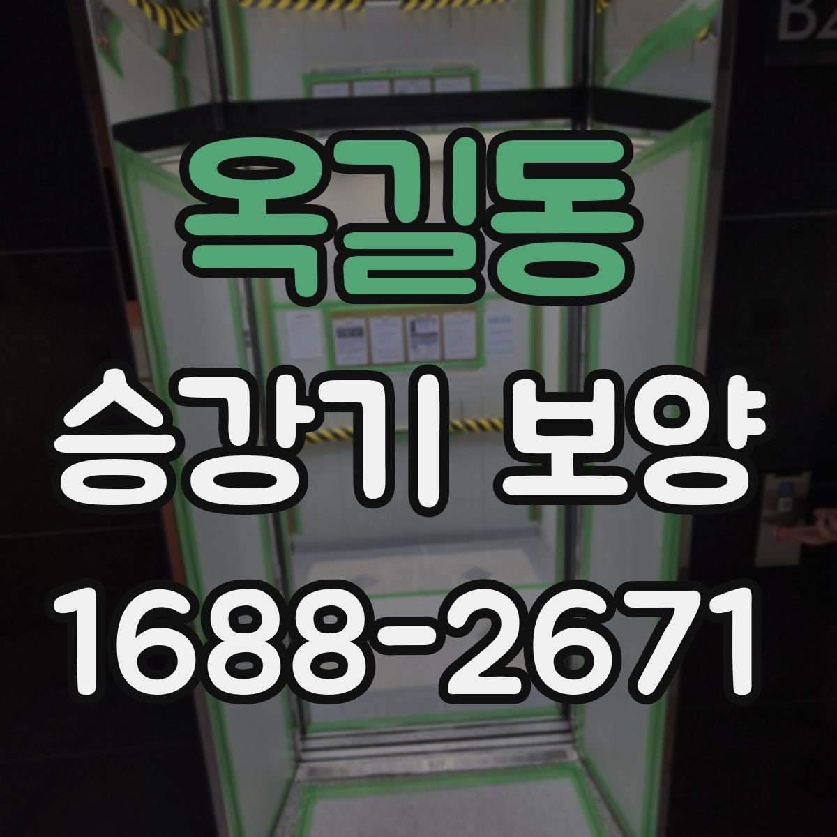 옥길동 승강기 보양
