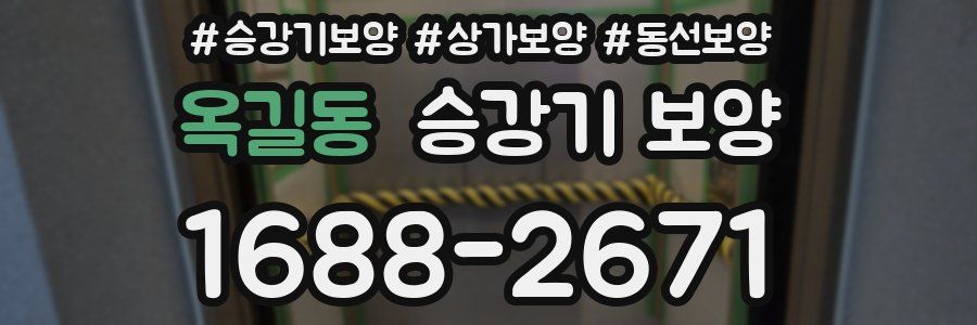 옥길동 승강기 보양