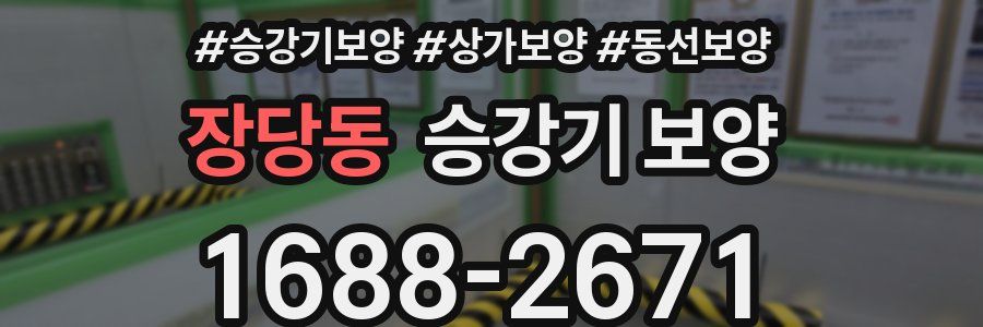 장당동 승강기 보양