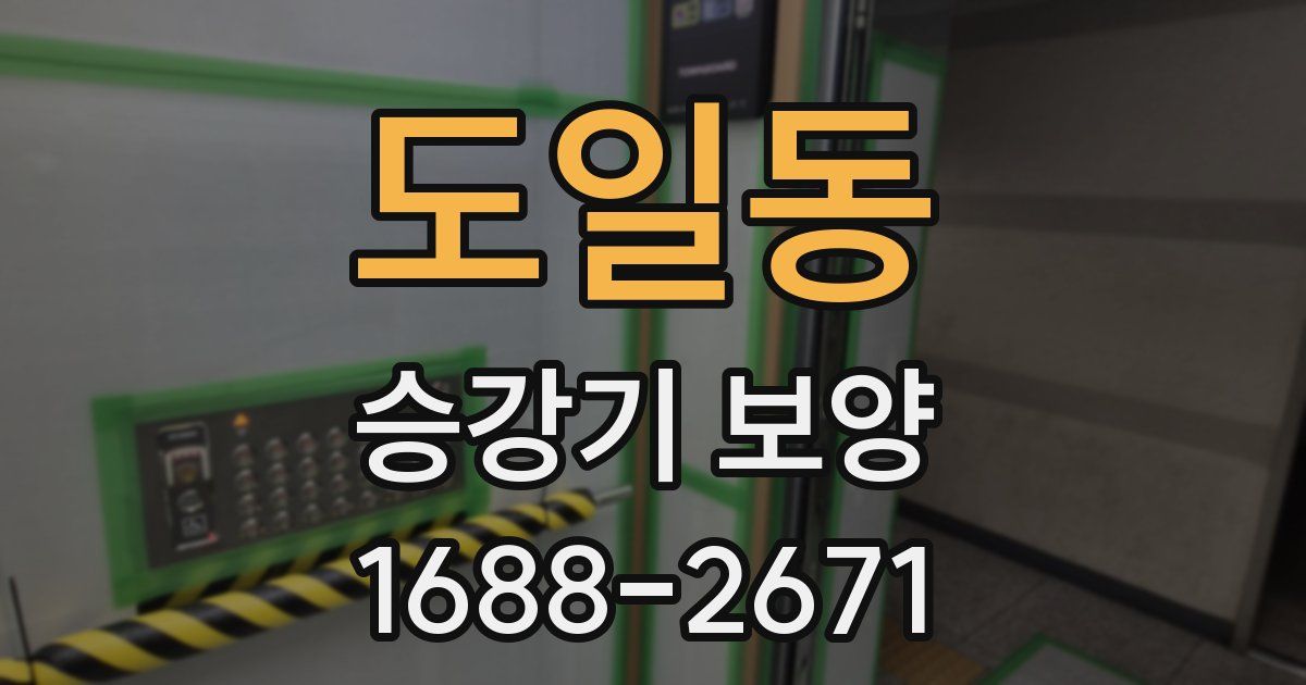 도일동 승강기 보양
