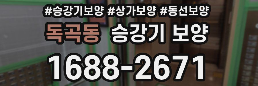 독곡동 승강기 보양