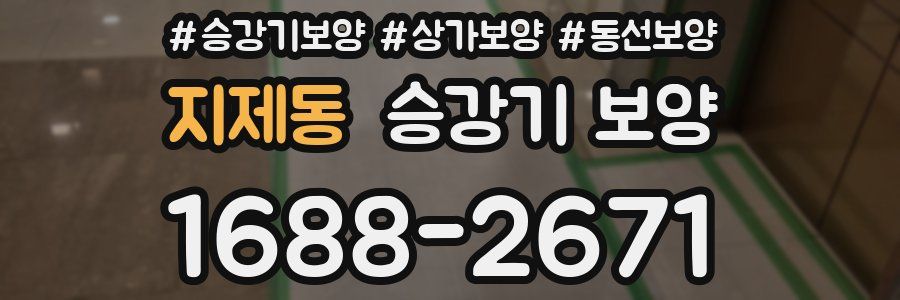 지제동 승강기 보양