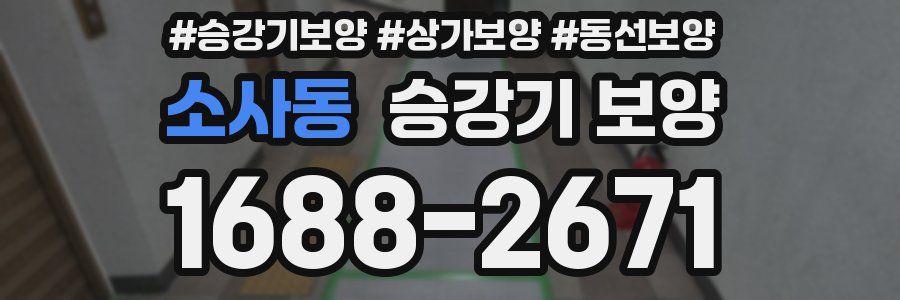 소사동 승강기 보양