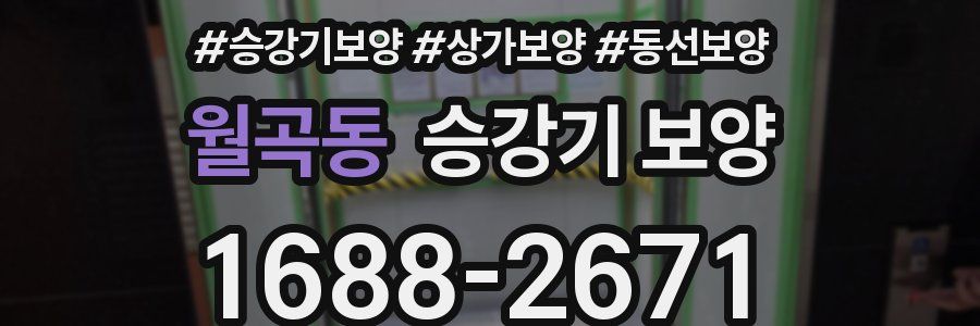 월곡동 승강기 보양