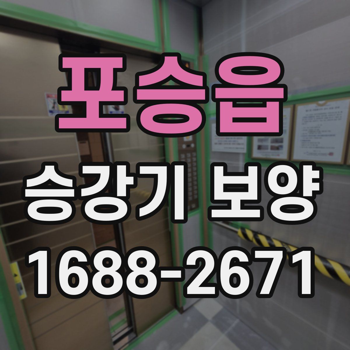 포승읍 승강기 보양