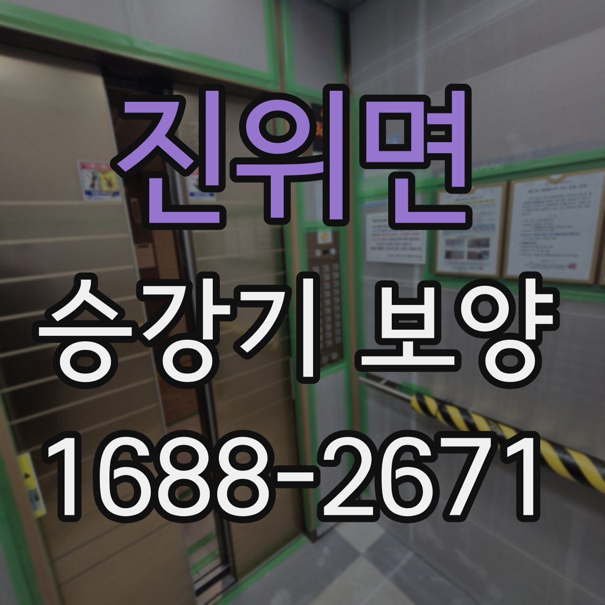 진위면 승강기 보양
