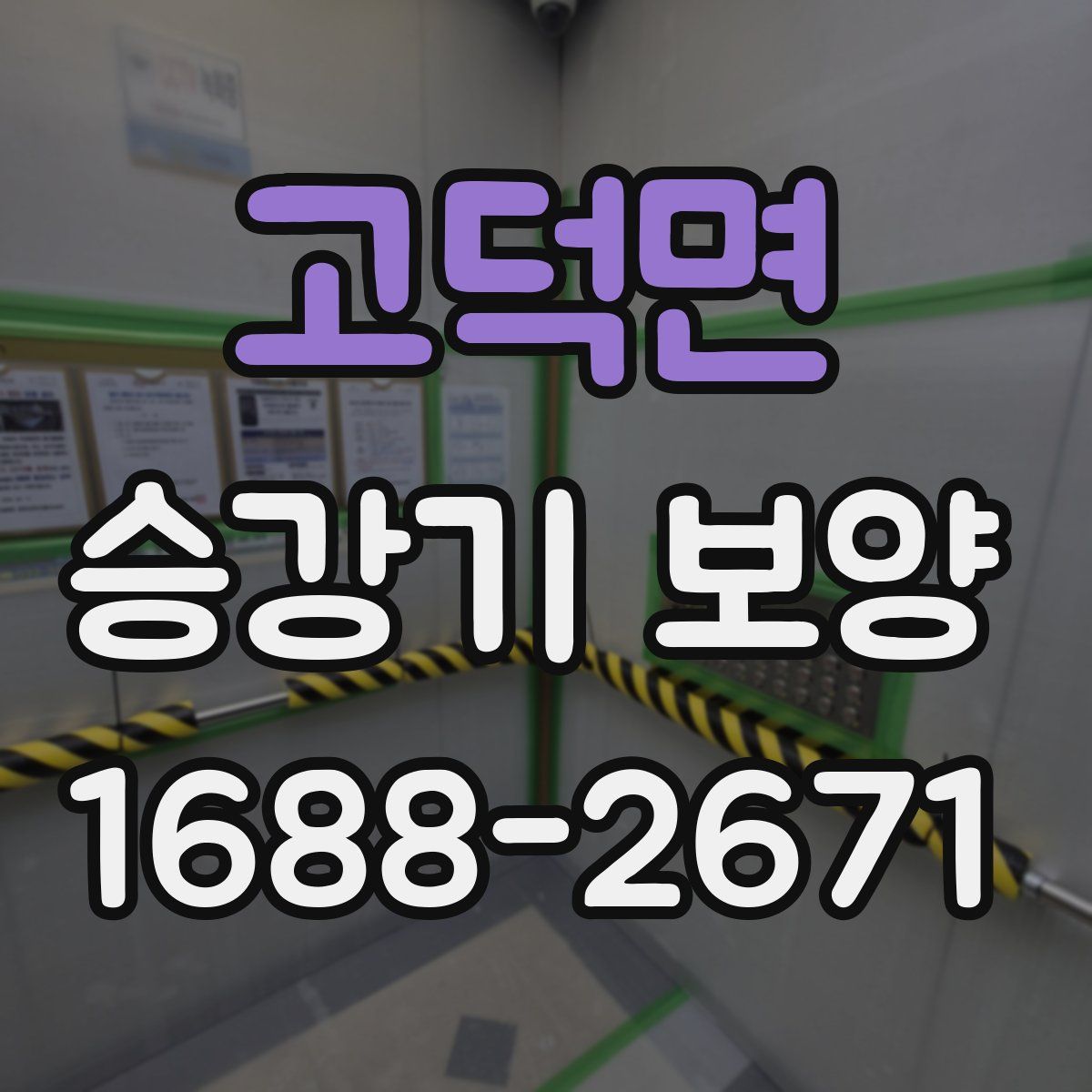 고덕면 승강기 보양