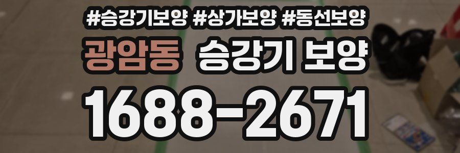 광암동 승강기 보양