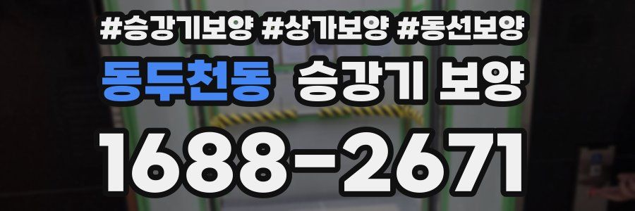 동두천동 승강기 보양