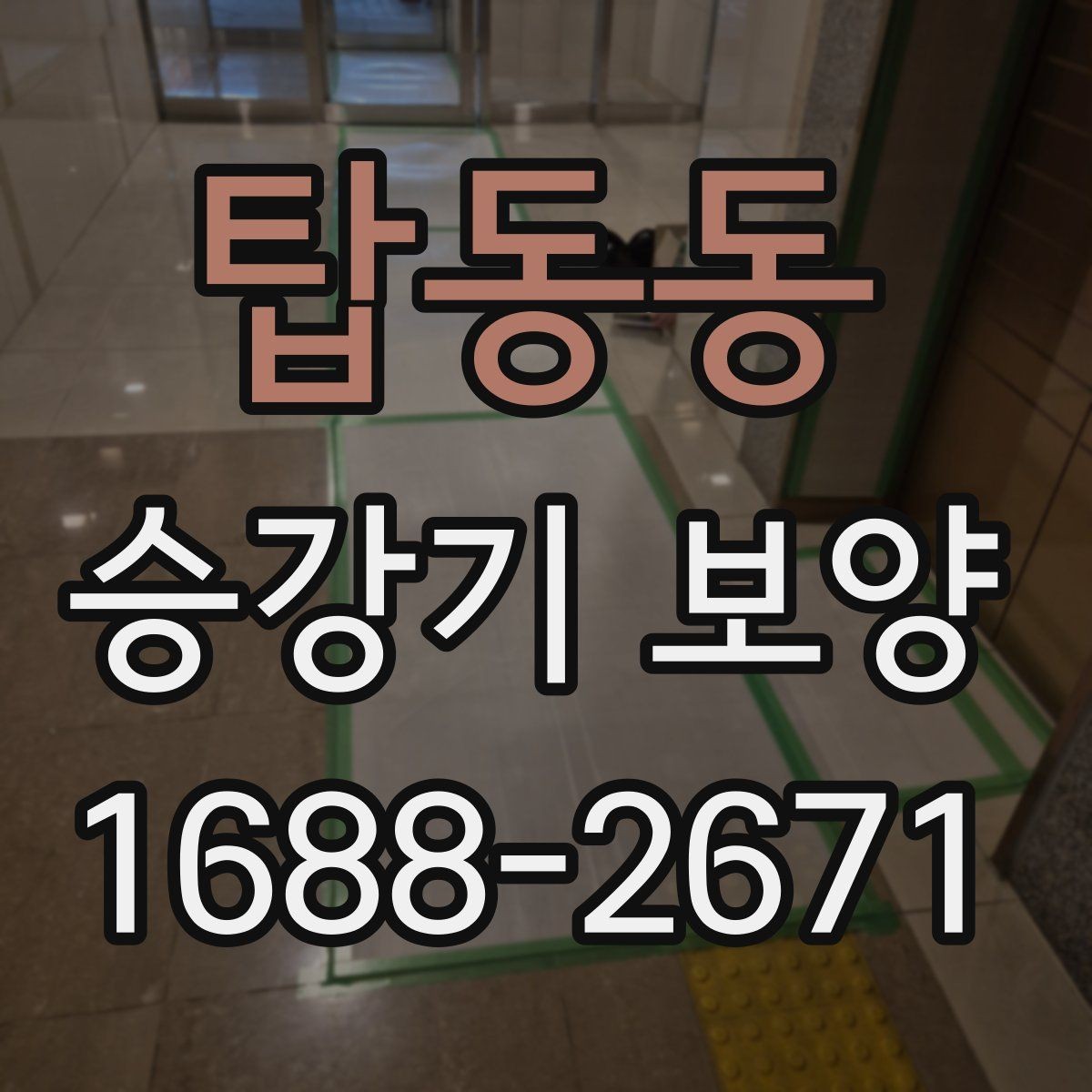 탑동동 승강기 보양 시공 전후 현장 관리 포인트