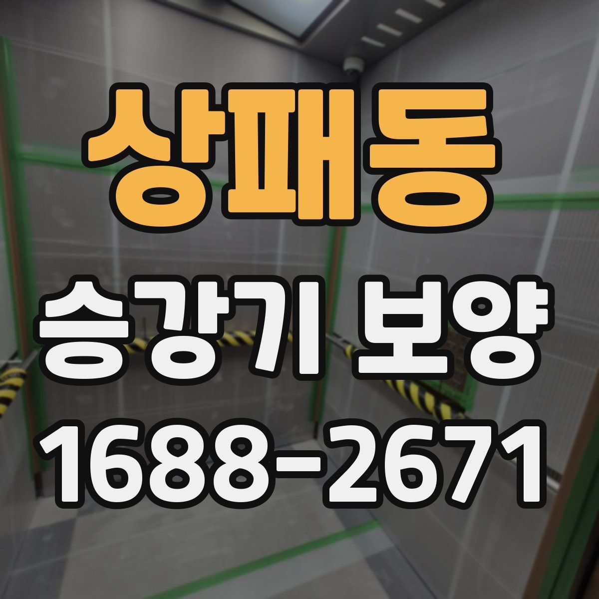 상패동 승강기 보양