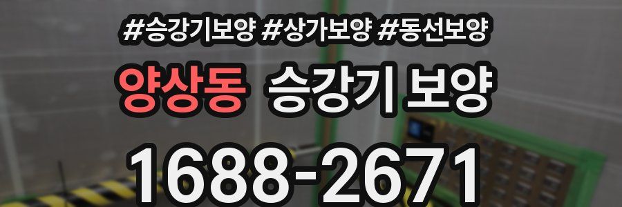 양상동 승강기 보양