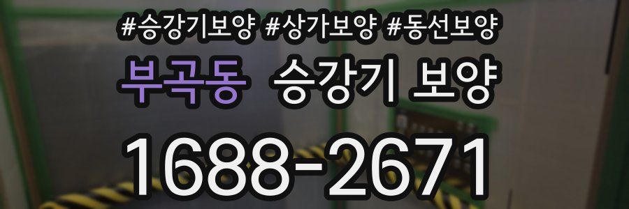 부곡동 승강기 보양