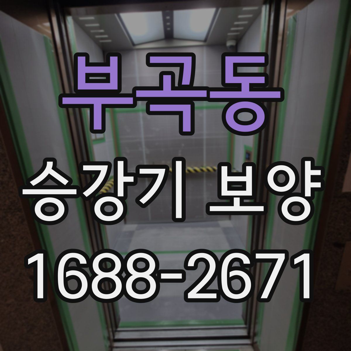 부곡동 승강기 보양