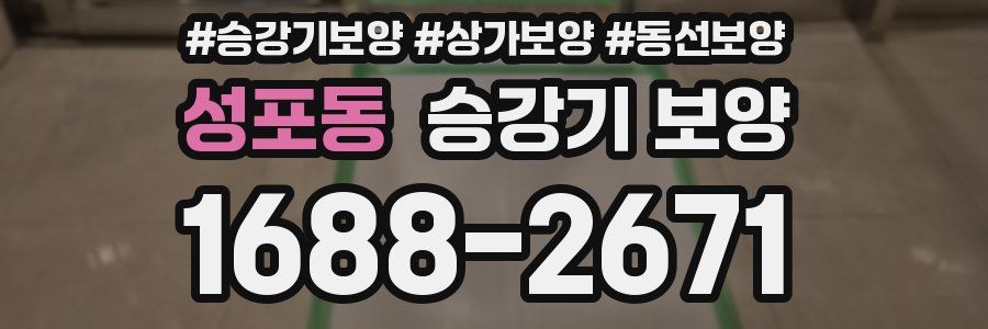 성포동 승강기 보양