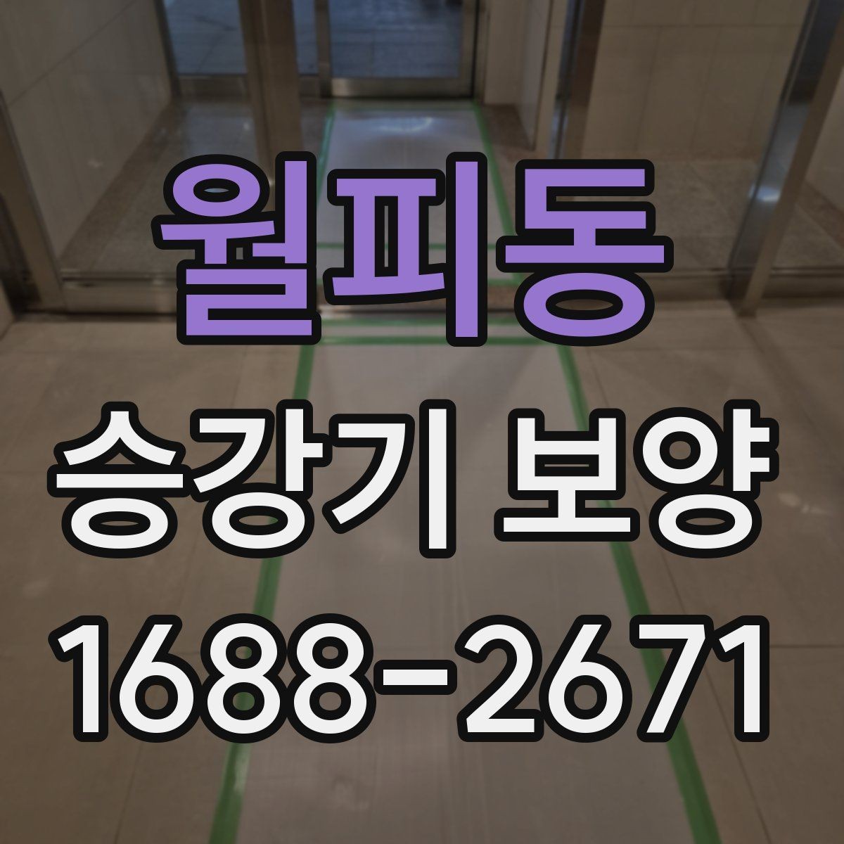 월피동 승강기 보양 현장에서 안전사고를 줄이는 법