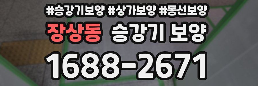 장상동 승강기 보양