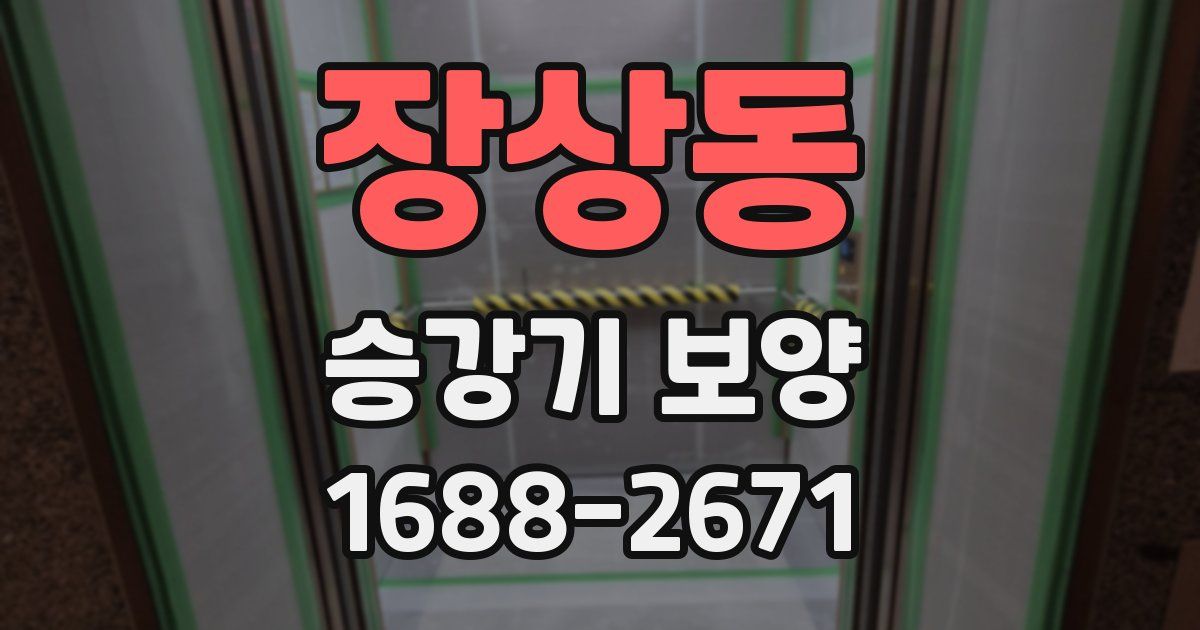 장상동 승강기 보양