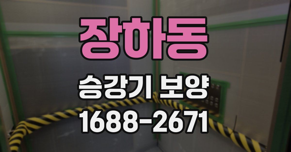 장하동 승강기 보양