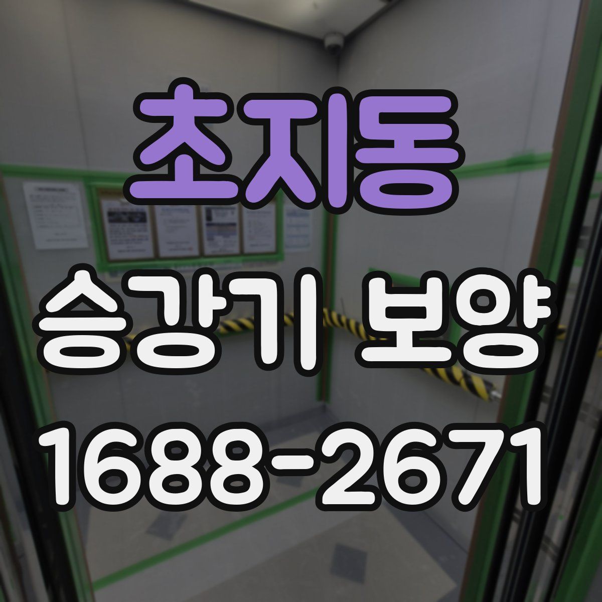 초지동 승강기 보양