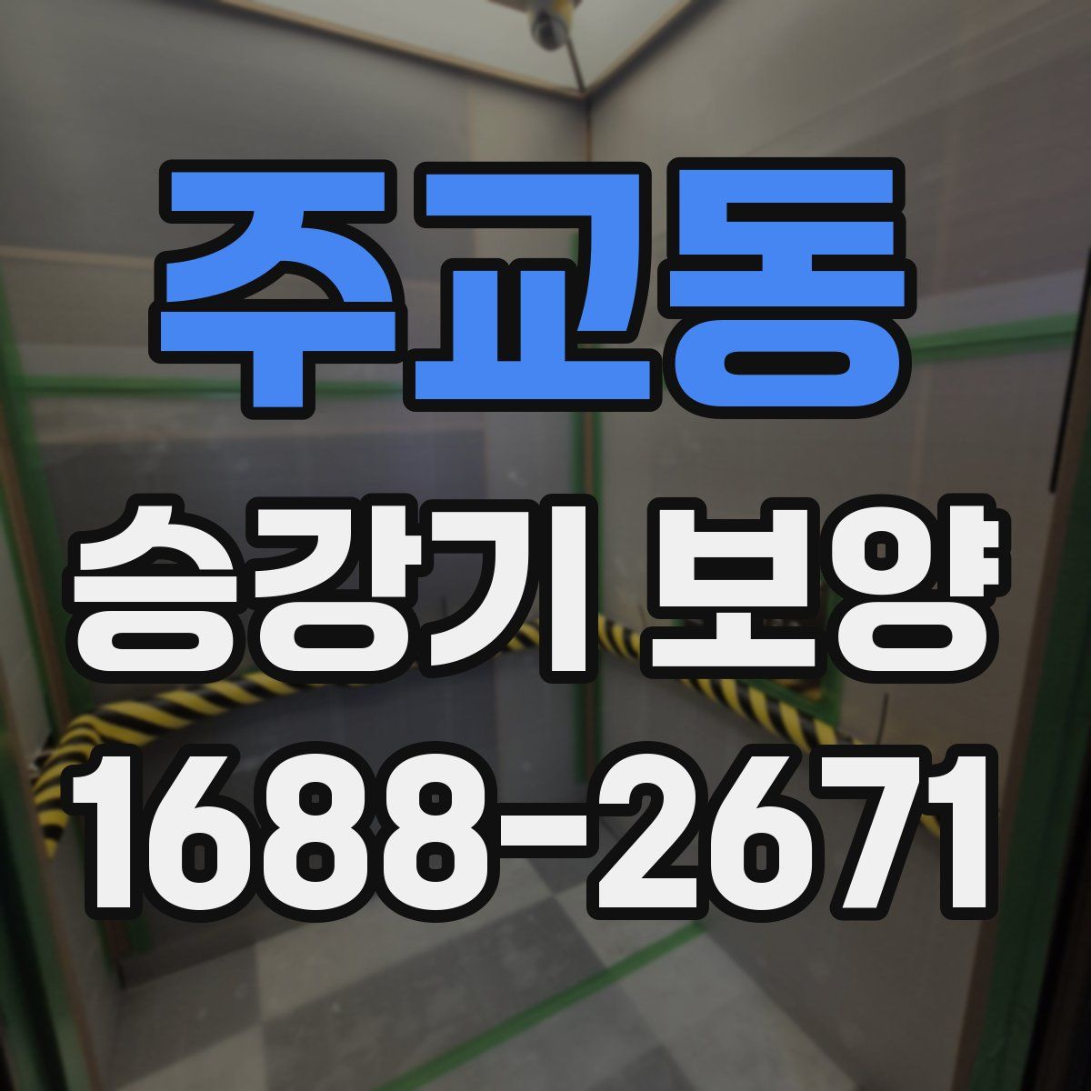 주교동 승강기 보양