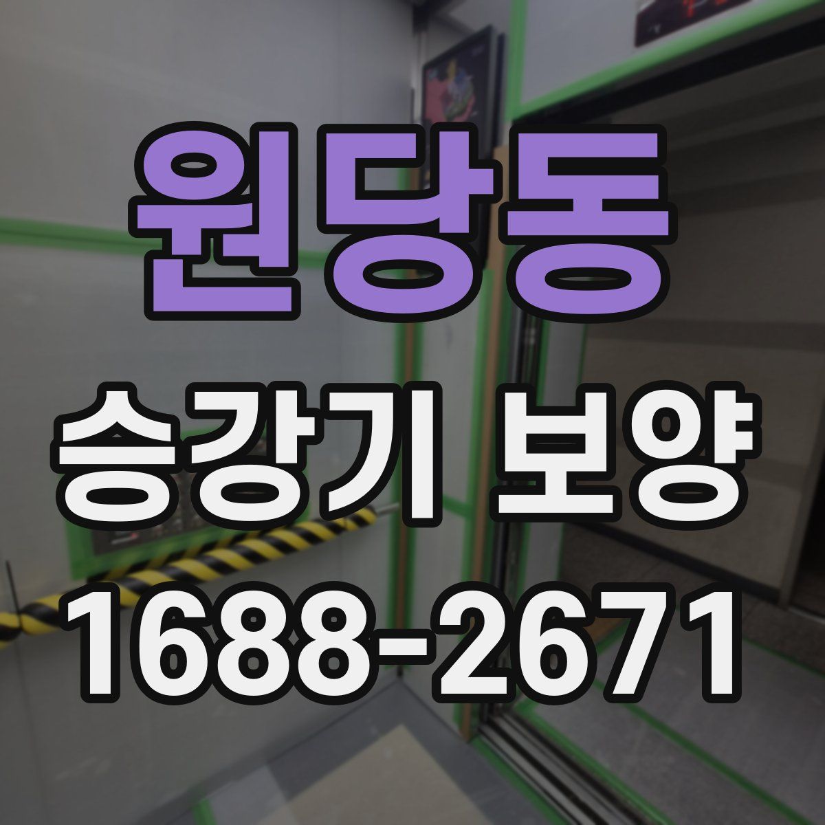 원당동 승강기 보양