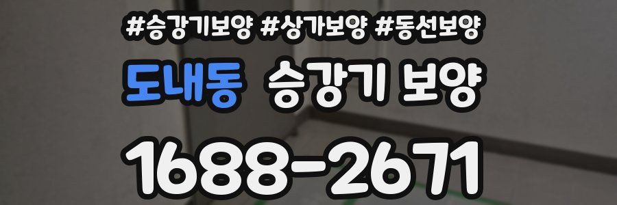 도내동 승강기 보양