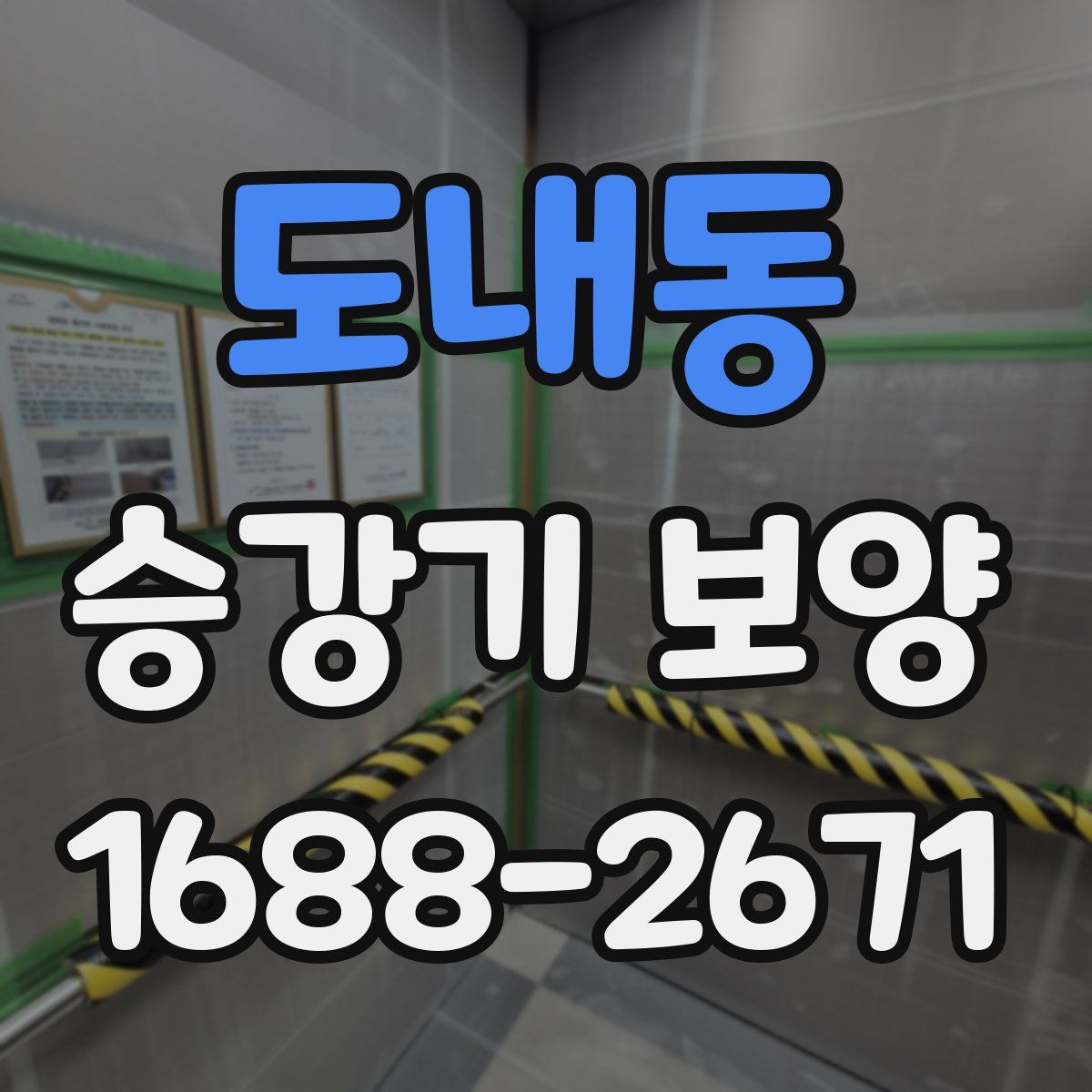 도내동 승강기 보양