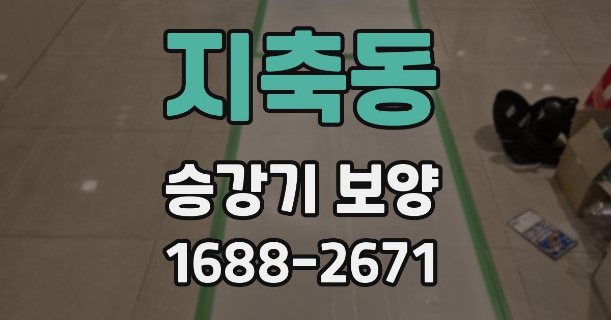 지축동 승강기 보양