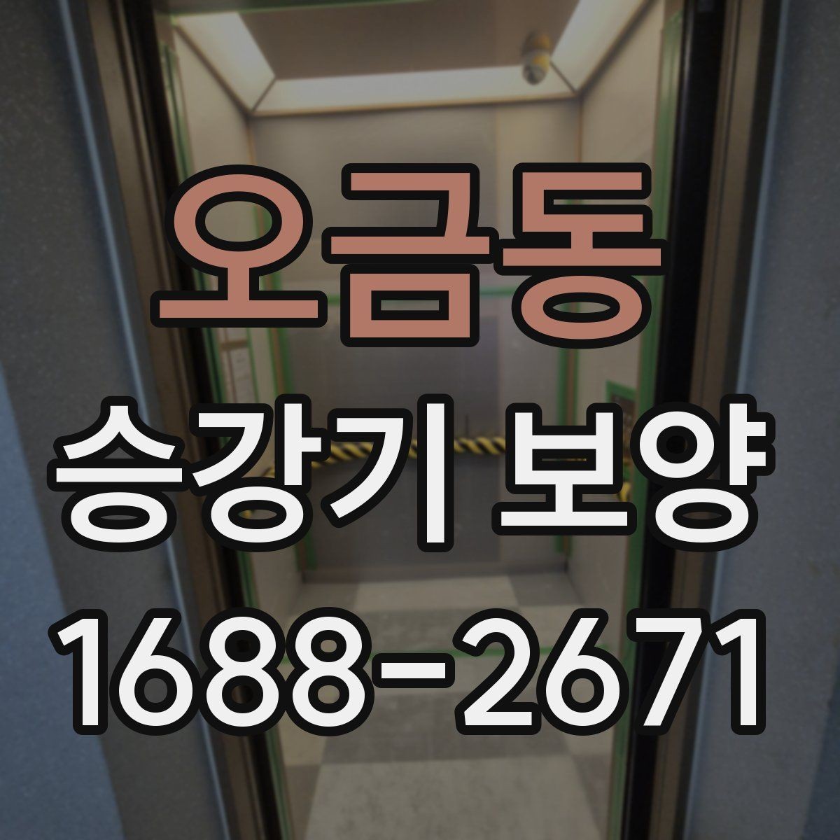 오금동 승강기 보양 현장 대응이 중요한 순간