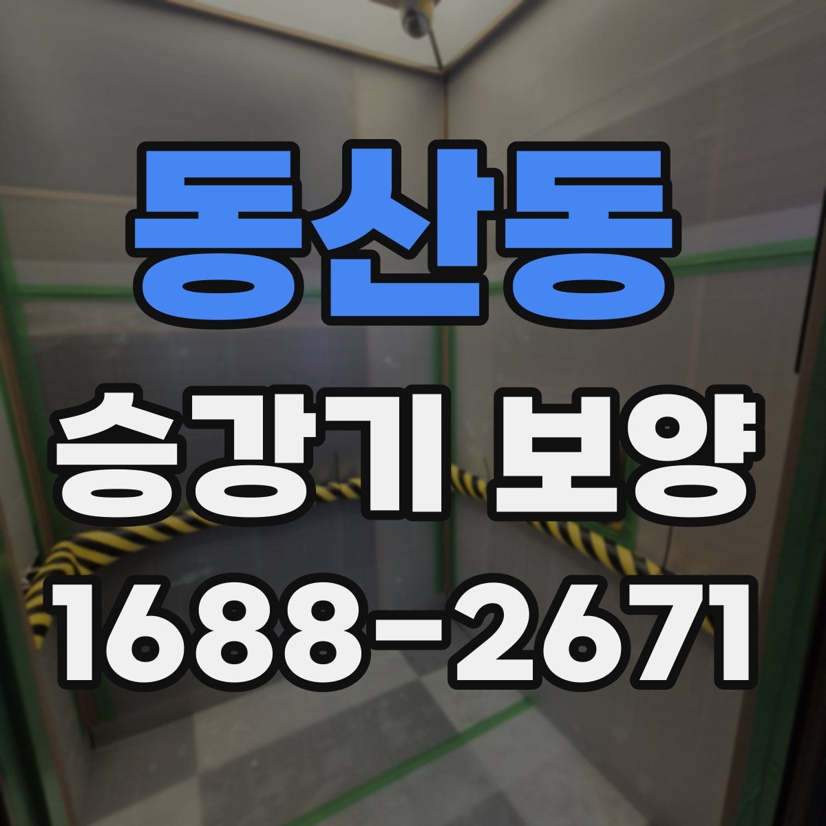동산동 승강기 보양