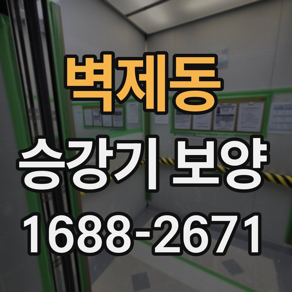 벽제동 승강기 보양