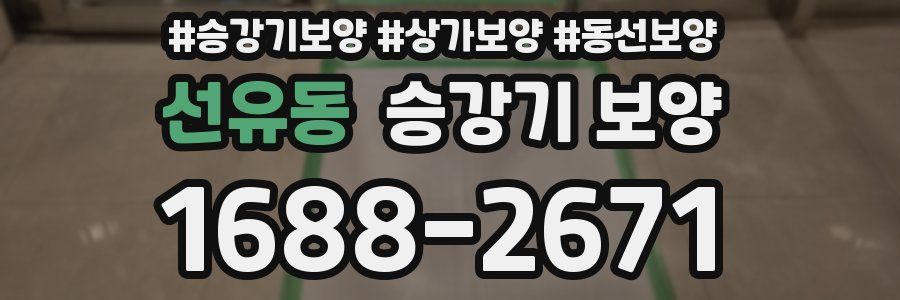 선유동 승강기 보양
