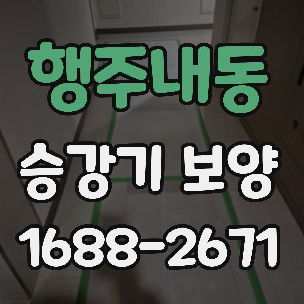 행주내동 승강기 보양