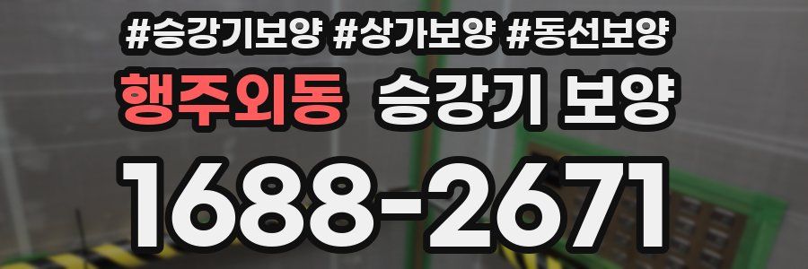 행주외동 승강기 보양