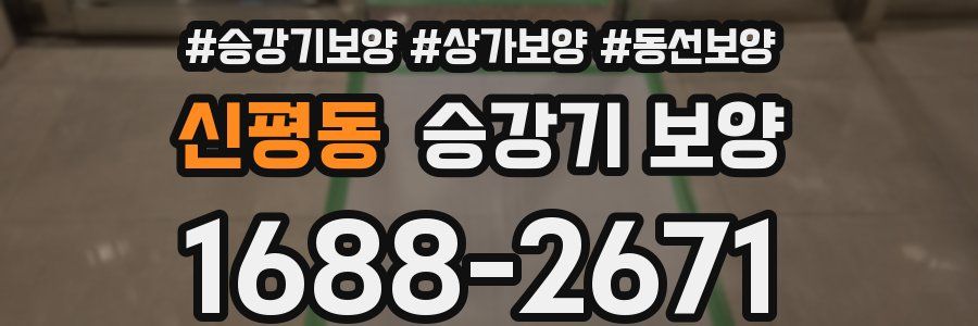 신평동 승강기 보양