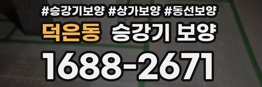 덕은동 승강기 보양