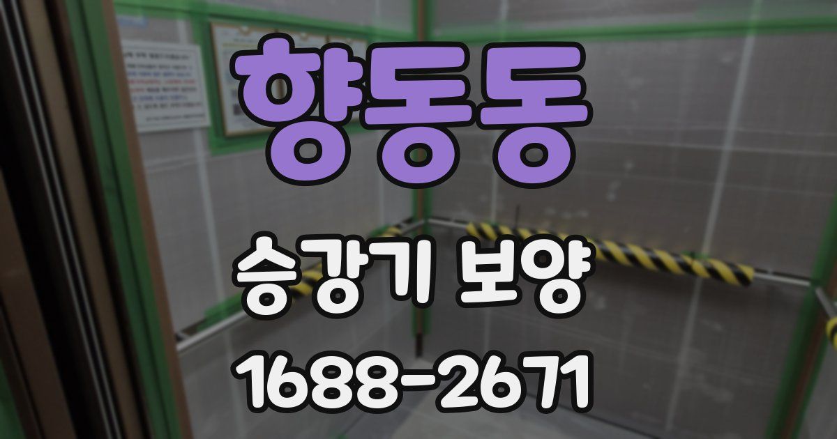 향동동 승강기 보양
