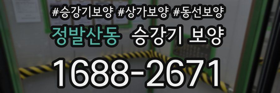 정발산동 승강기 보양