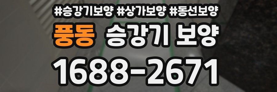 풍동 승강기 보양