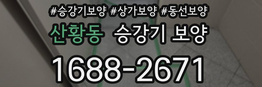 산황동 승강기 보양