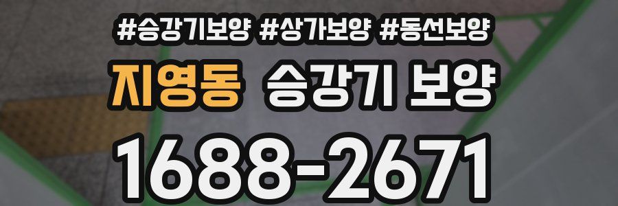 지영동 승강기 보양