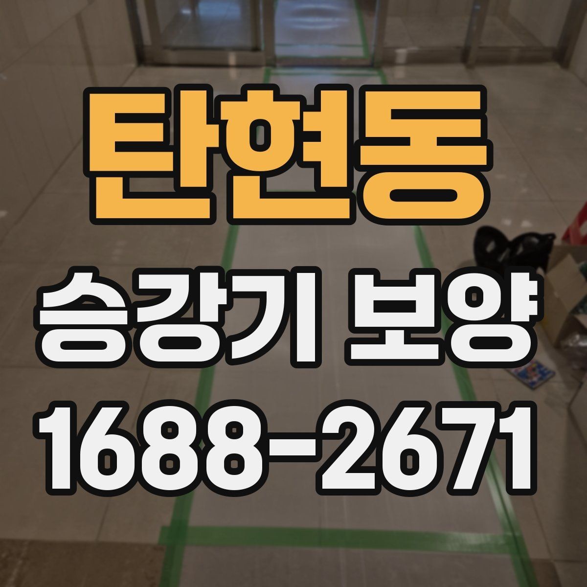 탄현동 승강기 보양 후 상태 확인과 사후 관리