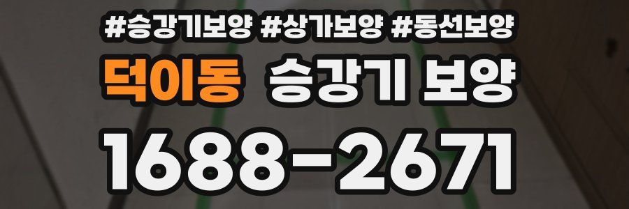 덕이동 승강기 보양