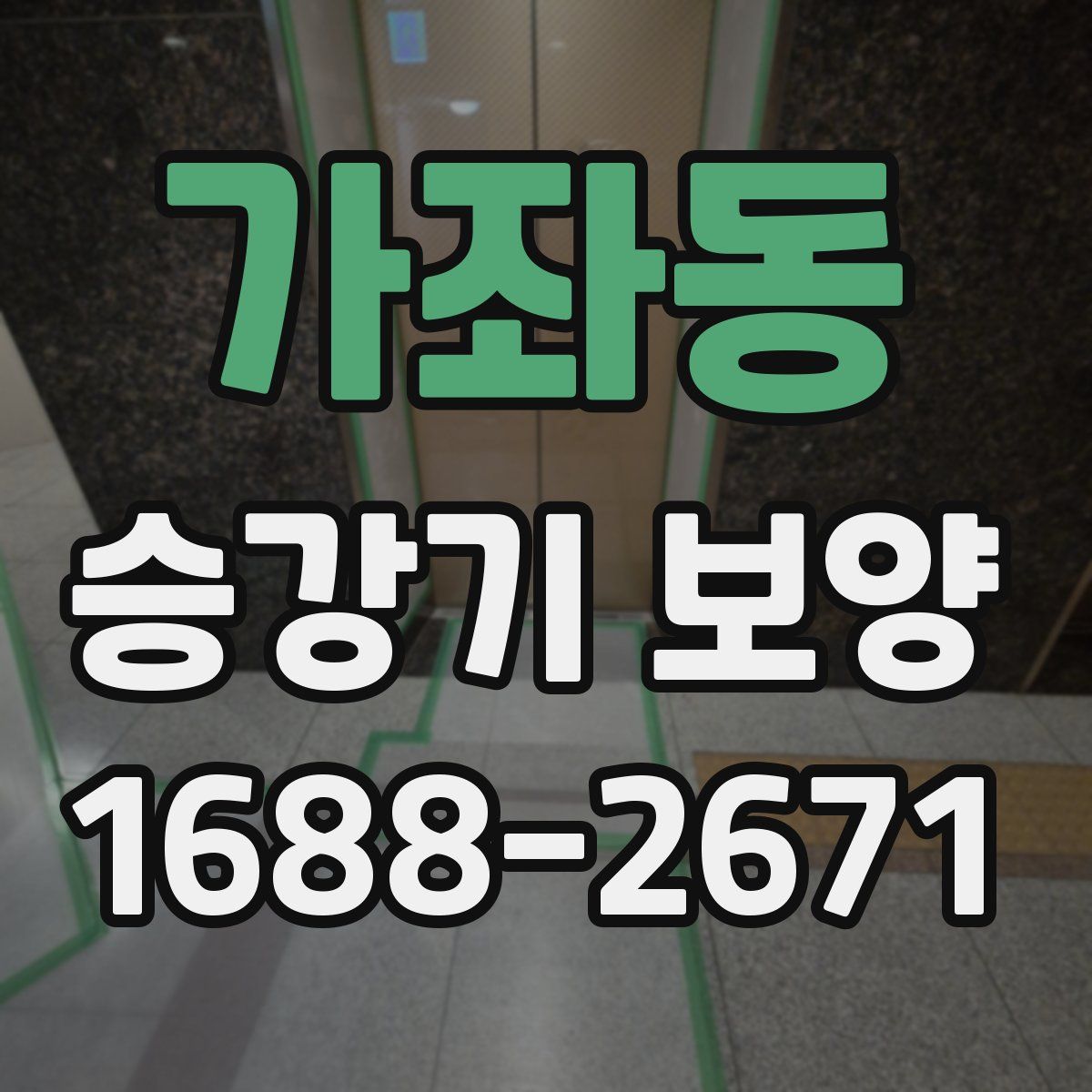 가좌동 승강기 보양