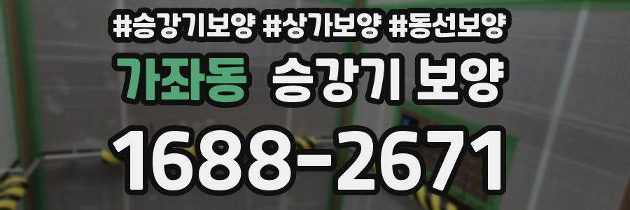 가좌동 승강기 보양