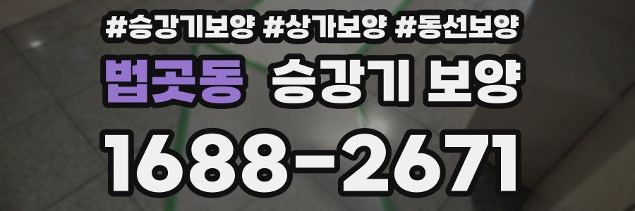 법곳동 승강기 보양